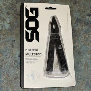 New/Open Box - SOG Powerpint 18-in-1 Multi-tool Black